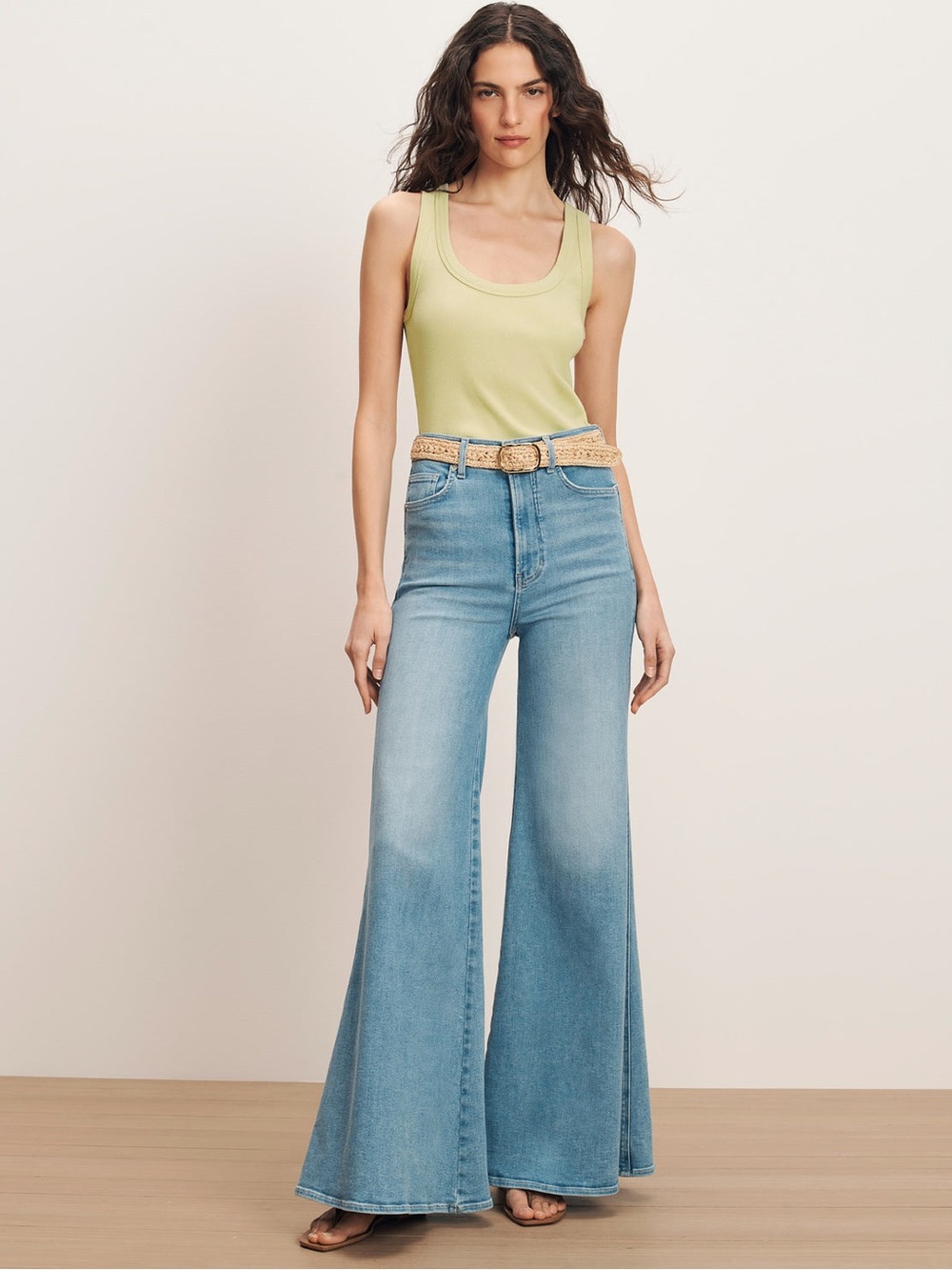 Veronica Beard Jesse Ultra-Flare Jeans in Big Splash NEW